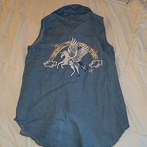 Epic Threads Girls denim shirt